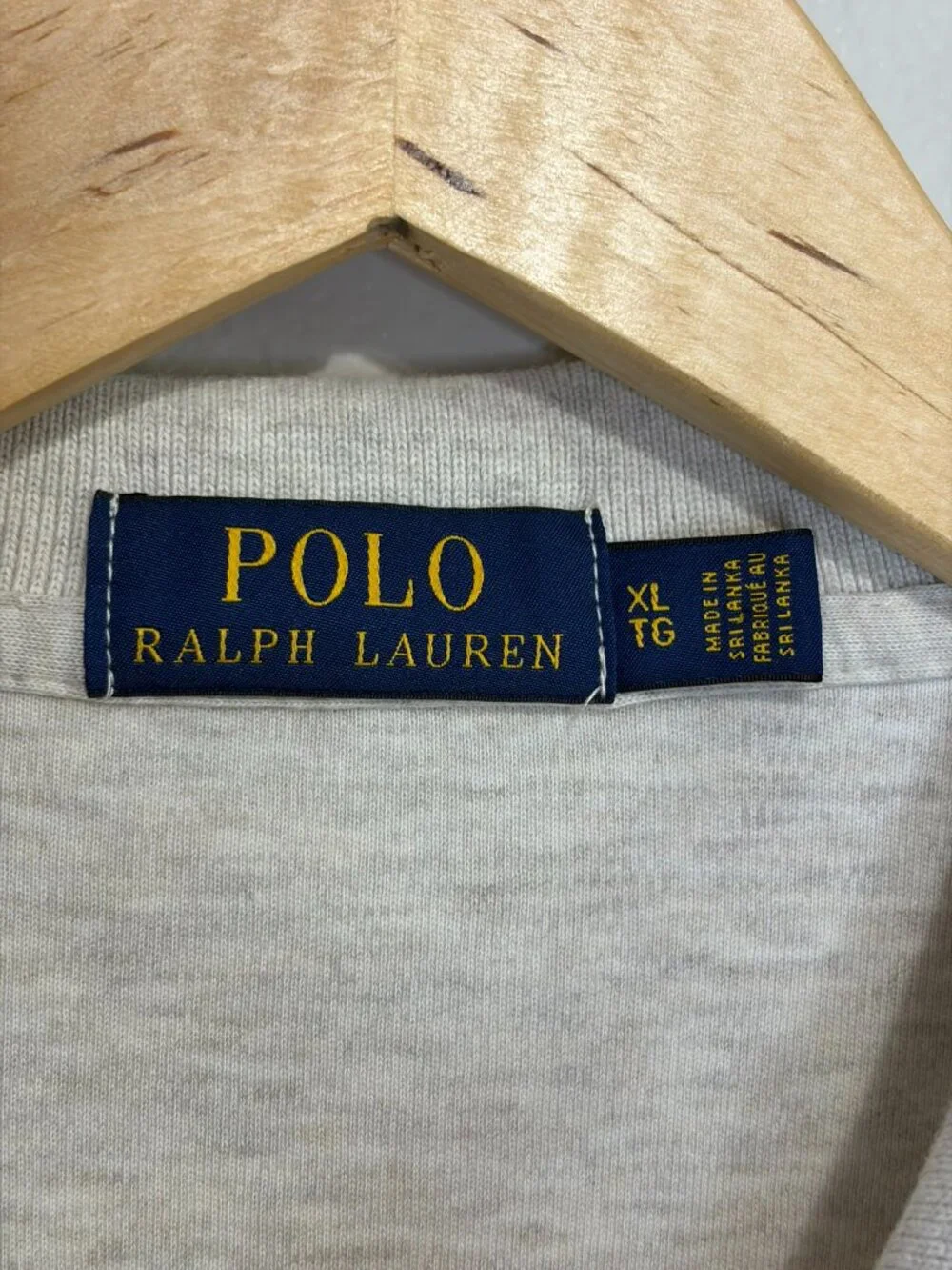 Polo Ralph Lauren Polo Shirt Men’s XL Gray Heather 100% Cotton Classic Fit Golf